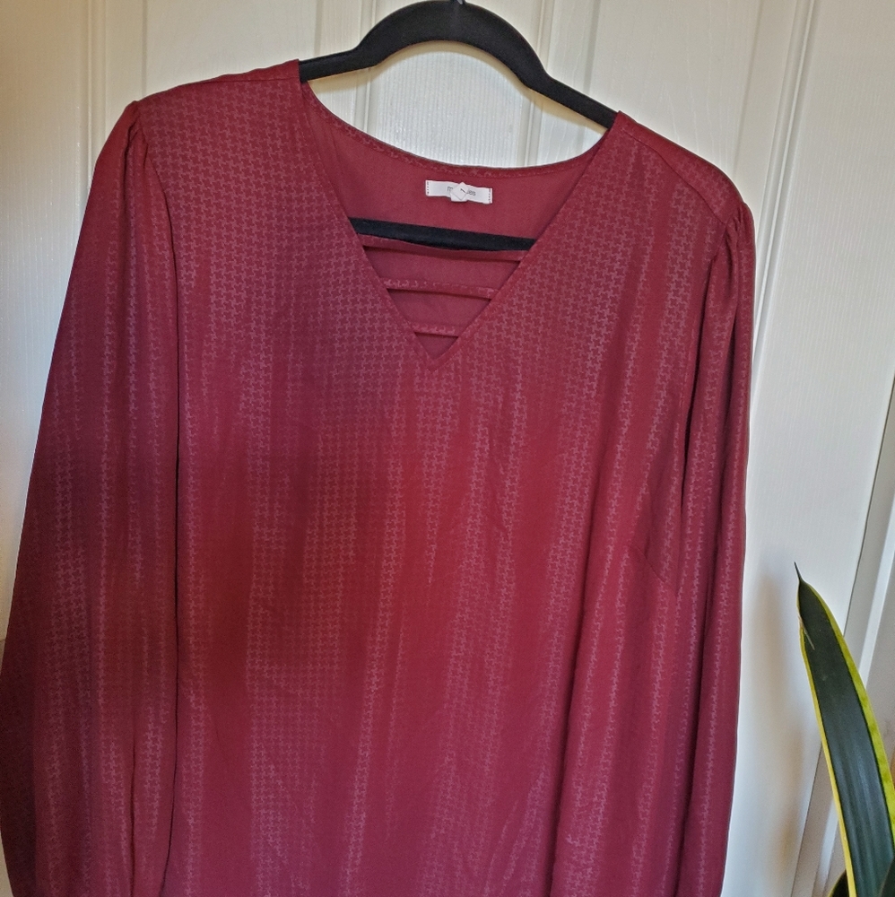 Almost sheer blouse